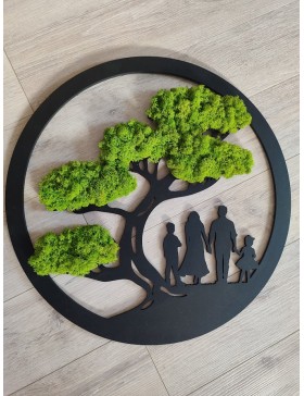 Obraz Rodzina z chrobotkiem...