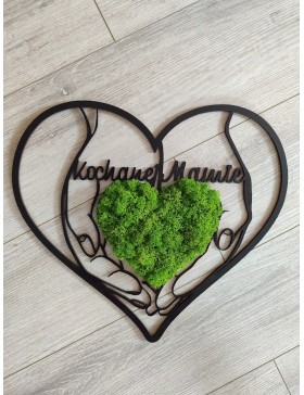 Serce z chrobotkiem prezent...