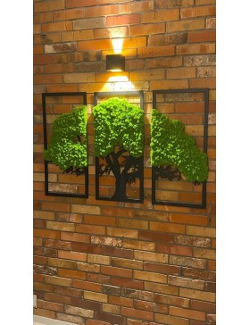 Tryptyk drzewko z mchem,...