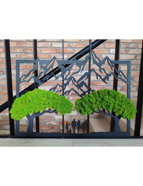 Oraz rodzinka z górami i...